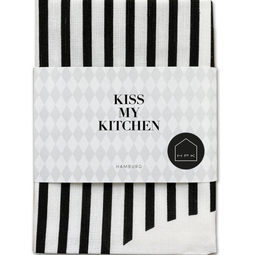 Kiss my Kitchen Geschirrtuch Shapes Stripes 1