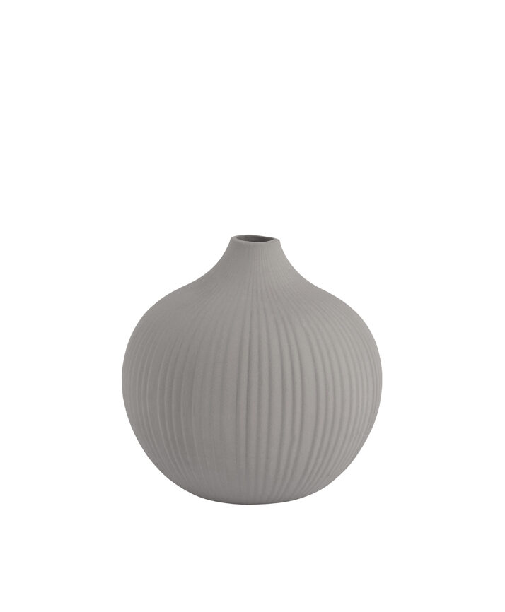 Storefactory Vase fröbacken grau m