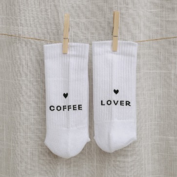 Eulenschnitt Socken coffee lover