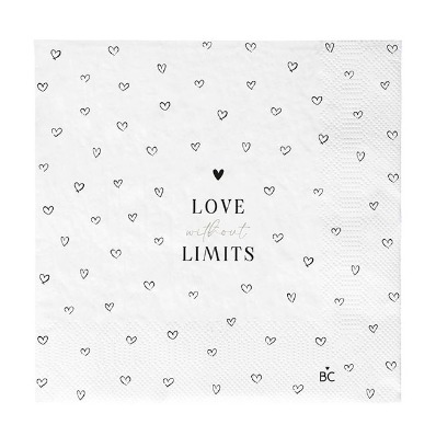 Bastion Collections Papierserviette Love limits