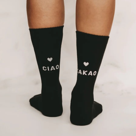 Eulenschnitt Socken Ciao Kakao